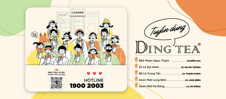 DING TEA Tuyển Dụng