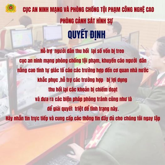 Tiếp Nhận Hồ Sơ & Tố Giác Tội   Phạm Sử Dụng Công Nghệ Cao