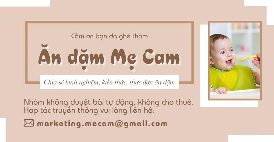 Ăn dặm Mẹ Cam