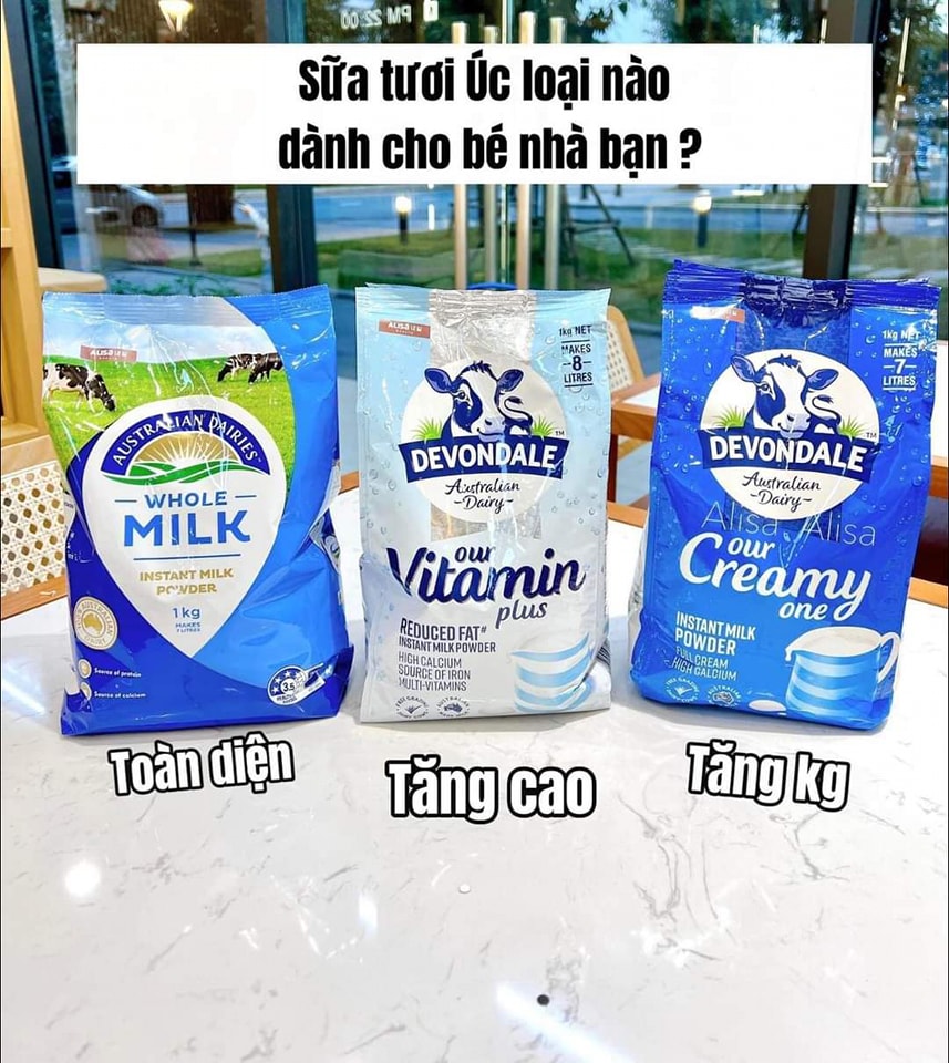 Hội Sữa whole Milk Úc,Sữa Devondale Úc