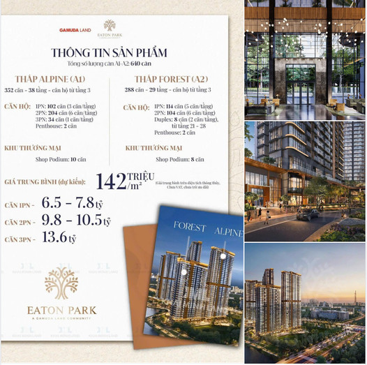 Eaton Park By Gamuda Land - Căn Hộ Đẳng Cấp Quốc Tế Tại Trung Tâm Quận 2