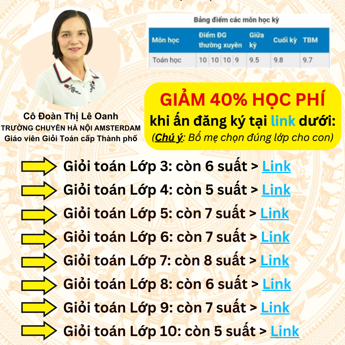 Chuyên Hà Nội Amsterdam - GV Đoàn Oanh