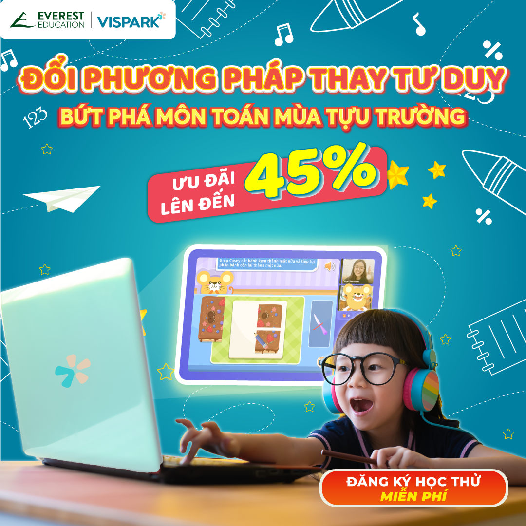 Vispark - Toán Tư Duy Trực Tuyến Chuẩn Quốc Tế
