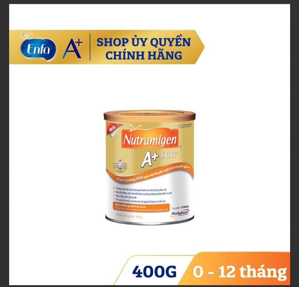 Sữa NUTRAMIGEN VIỆT cho bé dị ứng đạm sữa bò và bất dung nạp
