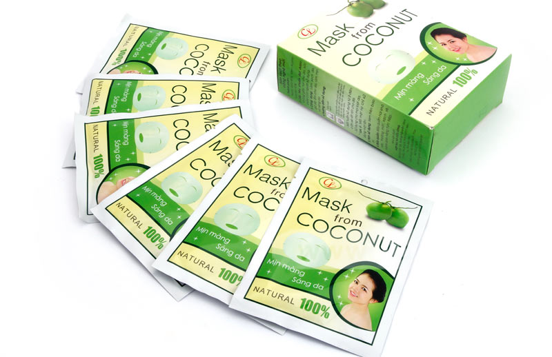 Mặt nạ nước dừa tươi