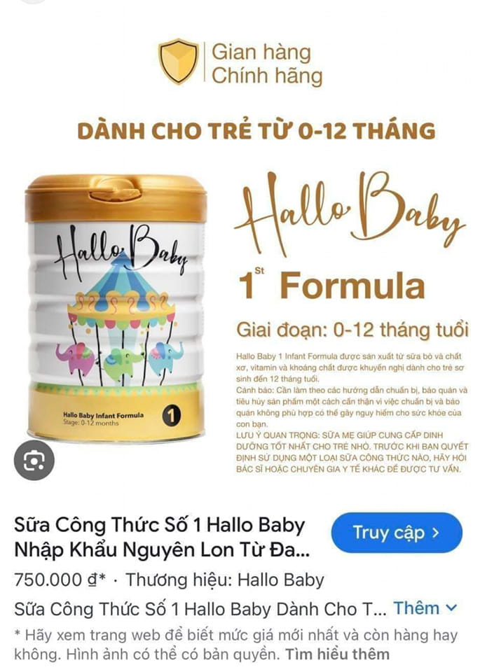 HỘI NUÔI CON BẰNG SỮA CÔNG THỨC NUTRISH CANADA