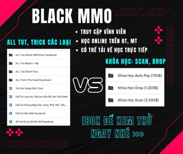 Black Mmo - KHÓA HỌC HAY 4.0