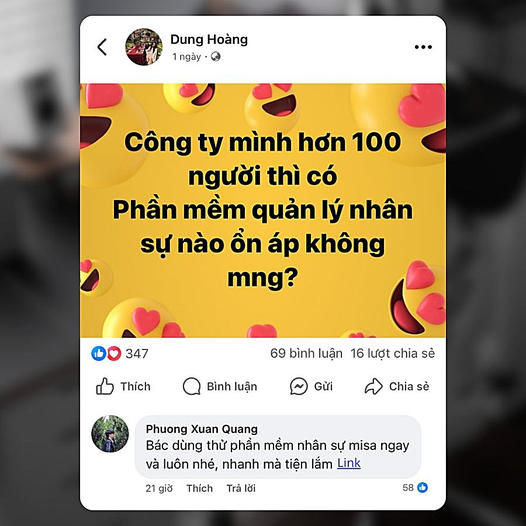 MISA AMIS HRM - Bộ giải pháp Quản trị Nhân sự toàn diện