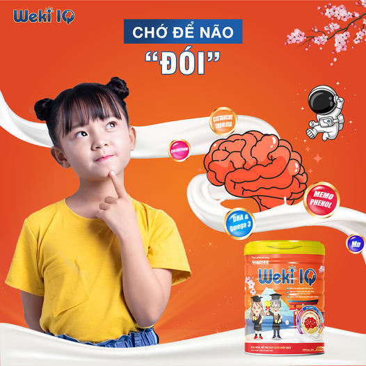 Weki IQ - Sữa non chuyên biệt dành cho trẻ