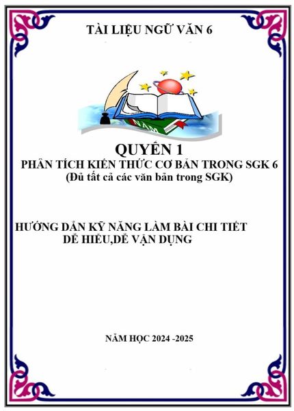 Tài liệu ôn thi vào lớp 10 môn Ngữ Văn chuẩn nhất