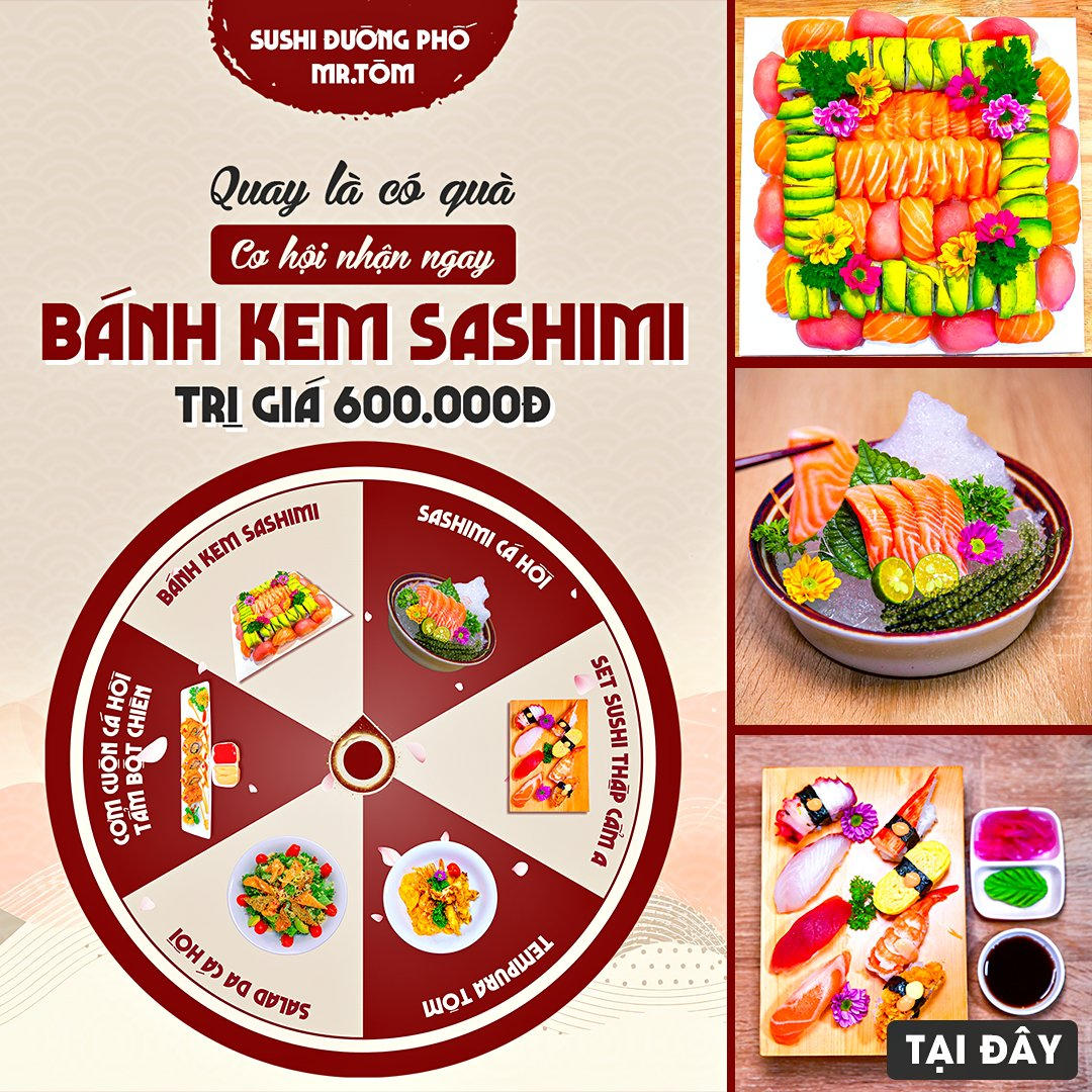 Mr,Tôm sushi - Đường Phố 69 Hiệp Bình 