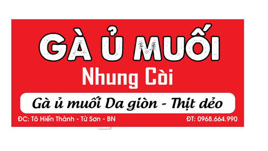 Nhung còi food - Gà ủ muối thảo mộc