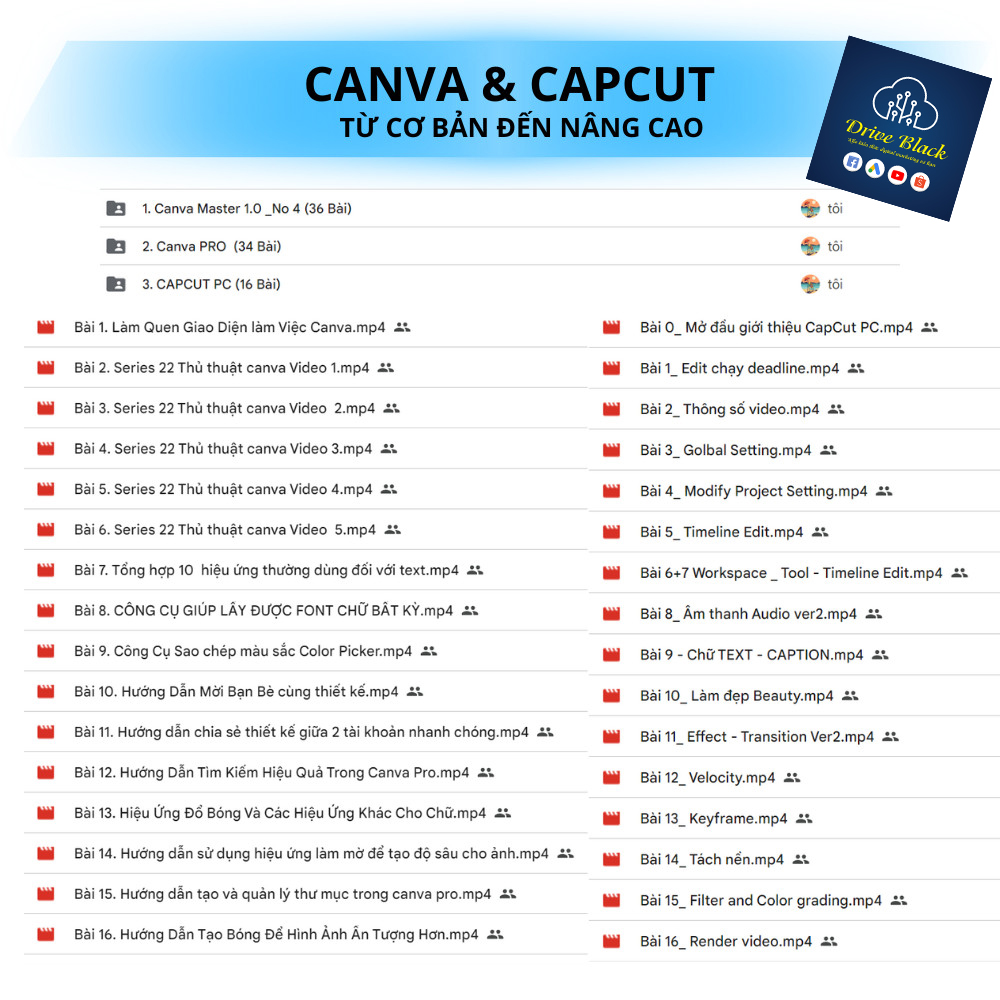 Drive Black - Chia Sẻ Tài Liệu & Thực Chiến Digital Marketing 5.0