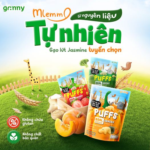 Grinny - Ăn dặm từ nguyên liệu tự nhiên