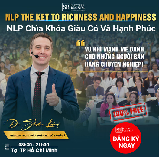 Học NLP Cùng Bậc Thầy Số 1 châu Á - Sebastien Leblond