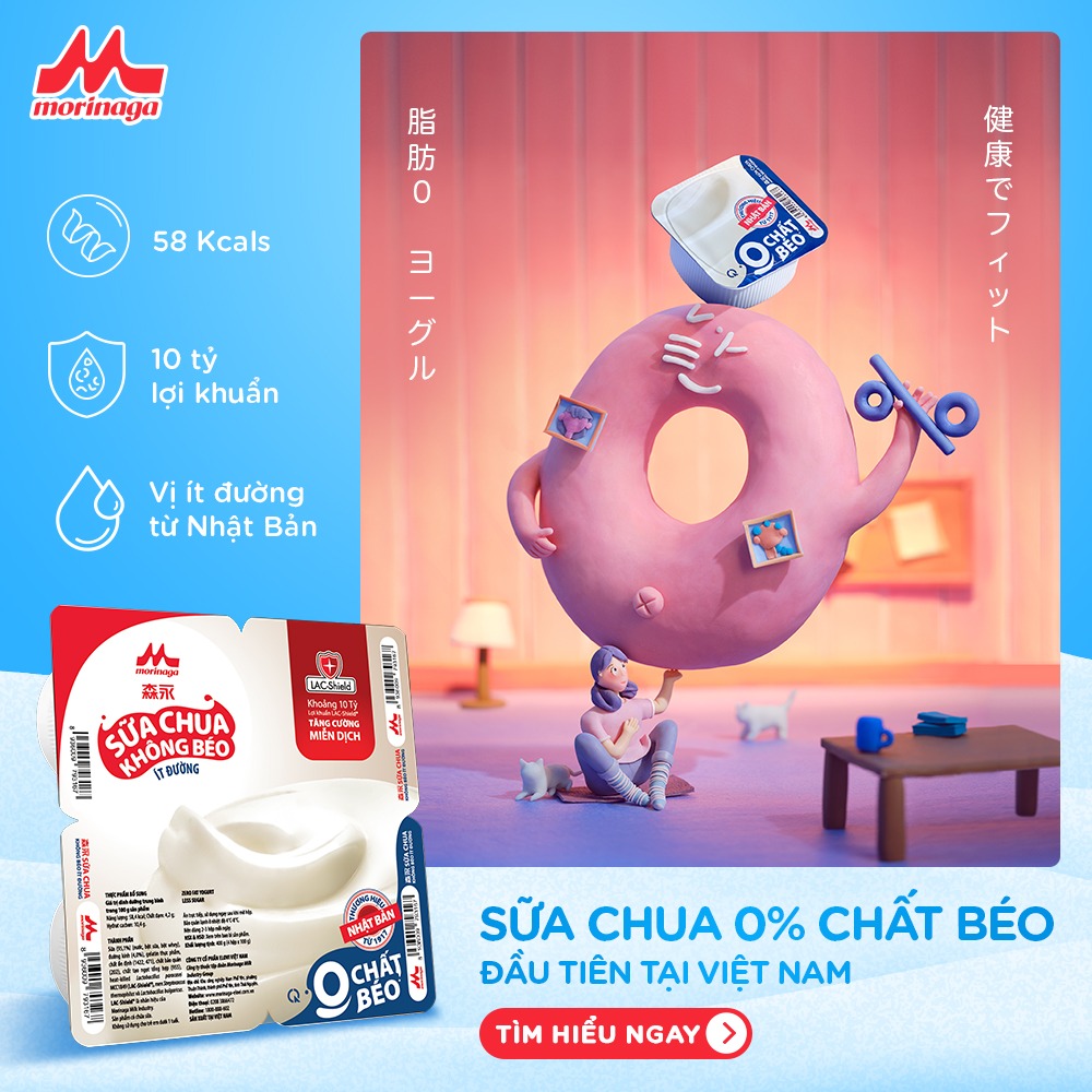 Morinaga - Sữa Chua Không Béo