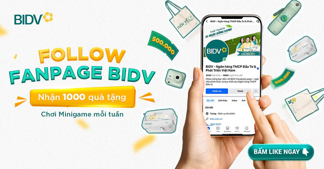 BIDV - Ngân hàng TMCP Đầu Tư & Phát Triển Việt Nam