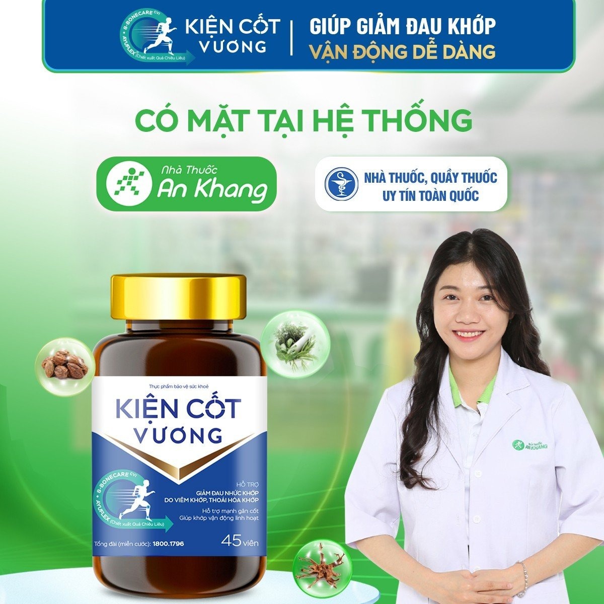 Kiện Cốt Vương - Giúp Giảm Đau Khớp, Vận Động Dễ Dàng