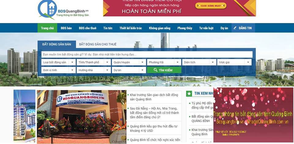 SÀN GIAO DỊCH BẤT ĐỘNG SẢN.