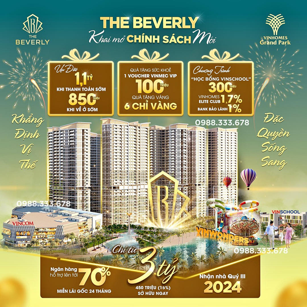 Căn hộ Vinhomes Grand Park Quận 9