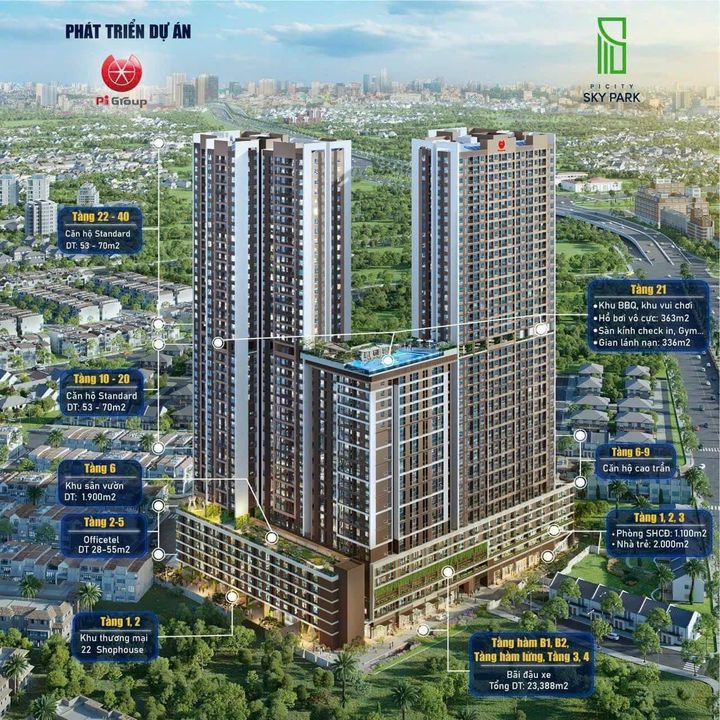 Căn hộ Picity Sky Park - CĐT Pi Group