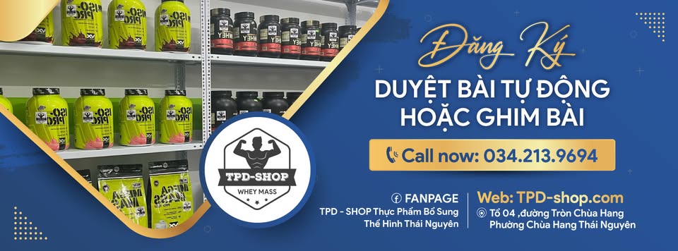 THỰC PHẨM BỔ SUNG CHO NGƯỜI TẬP THỂ HÌNH