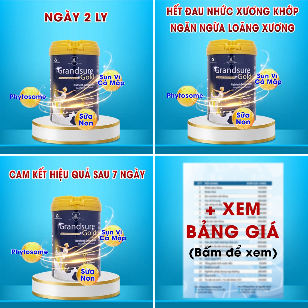 Grandsure Gold Sữa Non Xương Khớp Chuẩn Hoa Kỳ