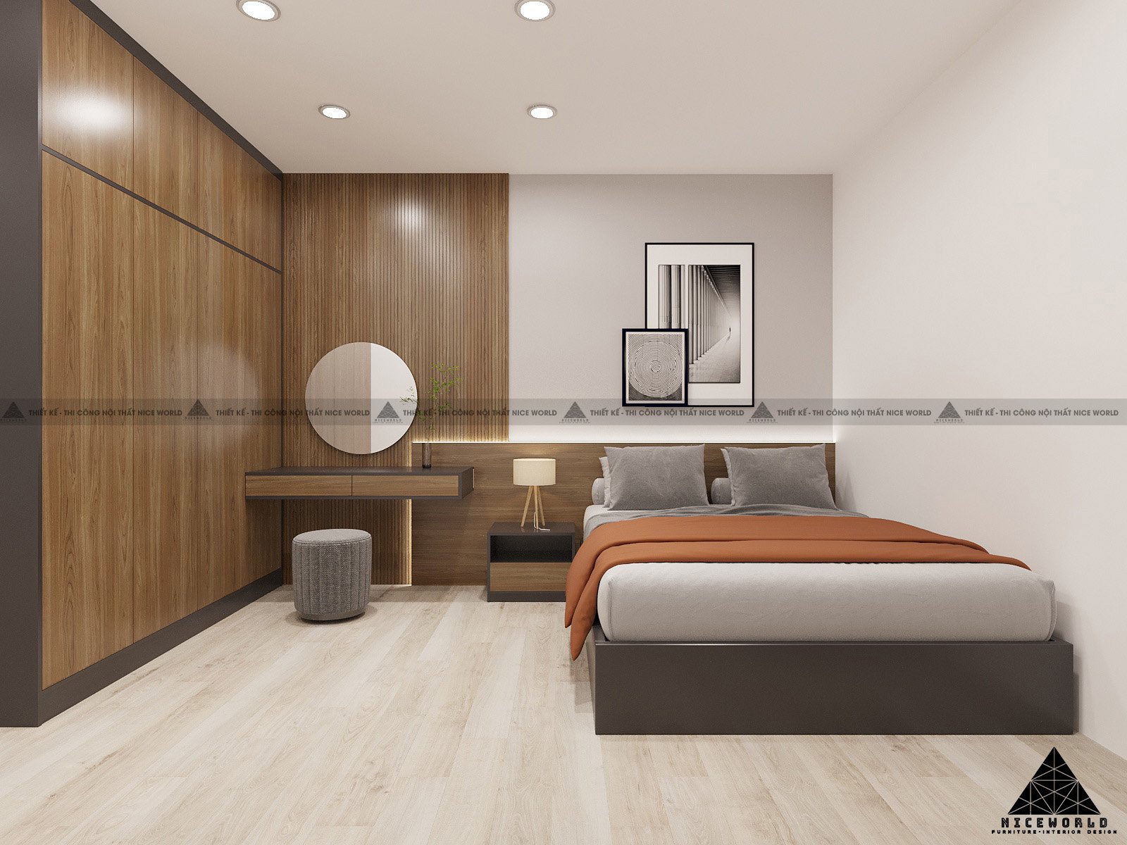 Thiết kế - Thi công nội thất căn hộ FPT PLAZA ĐÀ NẴNG - NICE WORLD