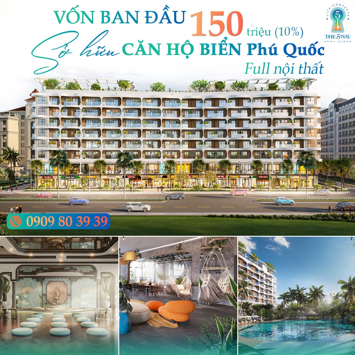 Căn hộ biển The 5Way Phú Quốc