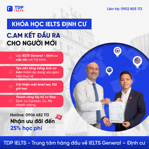 TDP IELTS - IELTS cấp tốc