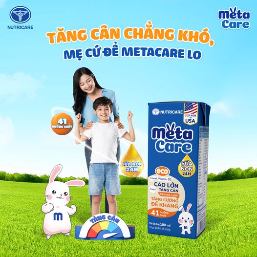 Metacare - Bé tăng cân, cao lớn