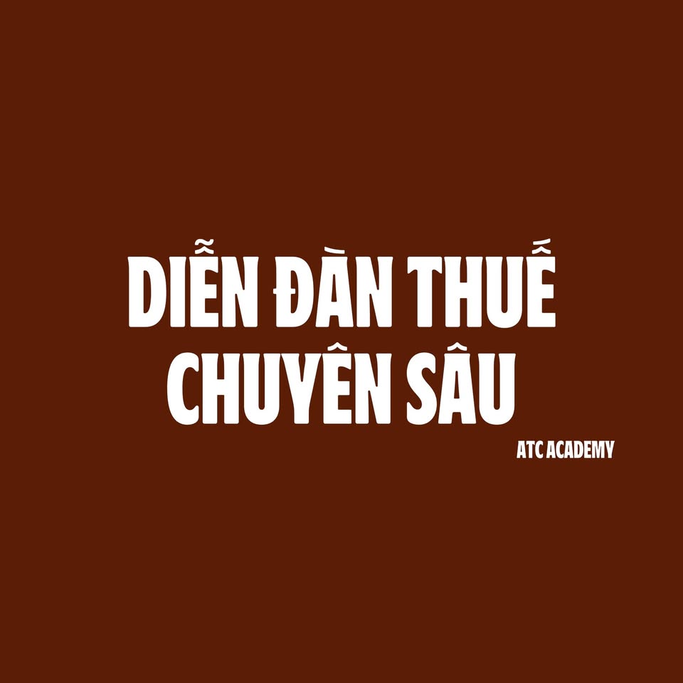 DIỄN ĐÀN THUẾ ✅