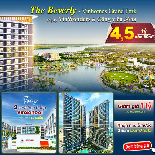 The Beverly - Căn hộ chất Mỹ tại Vinhomes Grand Park