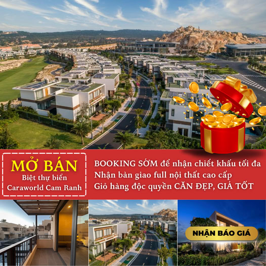 Bảng giá chính thức CaraWorld Cam Ranh