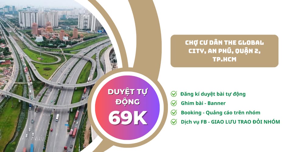 CHỢ CƯ DÂN THE GLOBAL CITY, AN PHÚ, QUẬN 2, TP.HCM