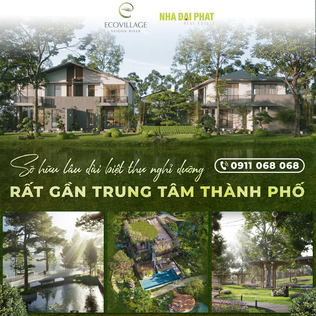 Dự Án EcoVillage Sài Gòn River - Blue Zones Đầu Tiên Việt Nam