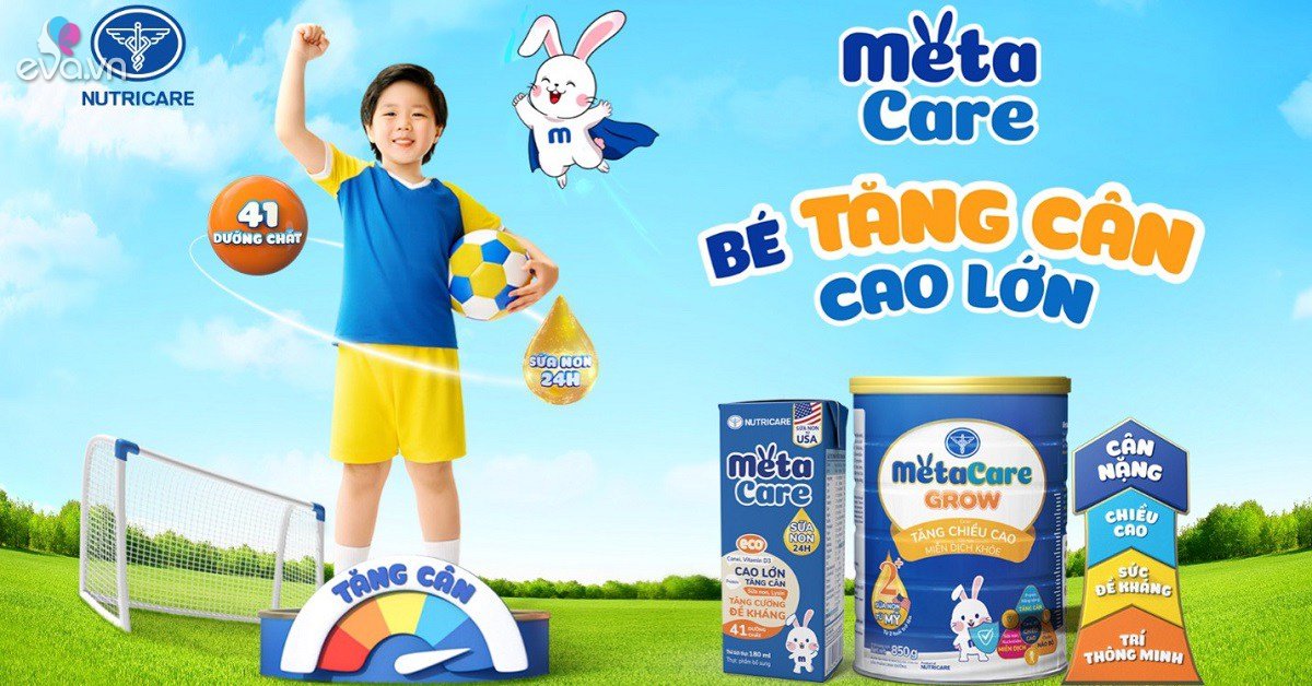 Metacare - Bé tăng cân, cao lớn