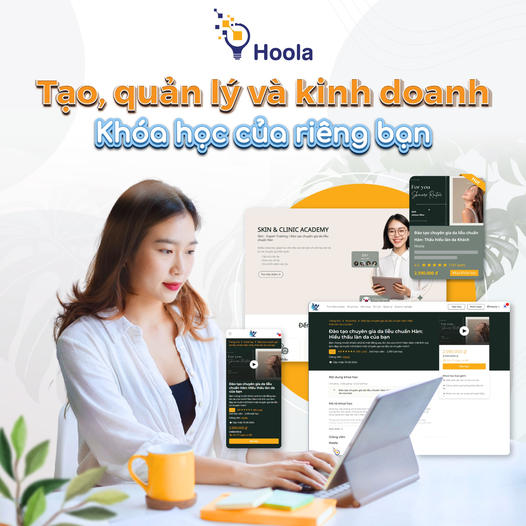 Hoola - Nền tảng tạo website đào tạo trực tuyến