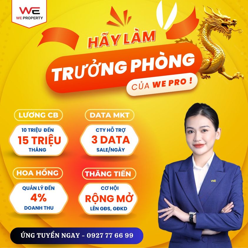 We Property Tuyển Dụng Sale BĐS