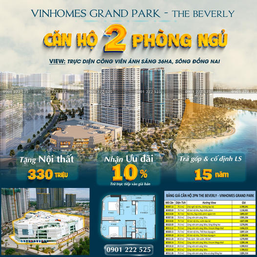 The Beverly - Căn hộ chất Mỹ tại Vinhomes Grand Park