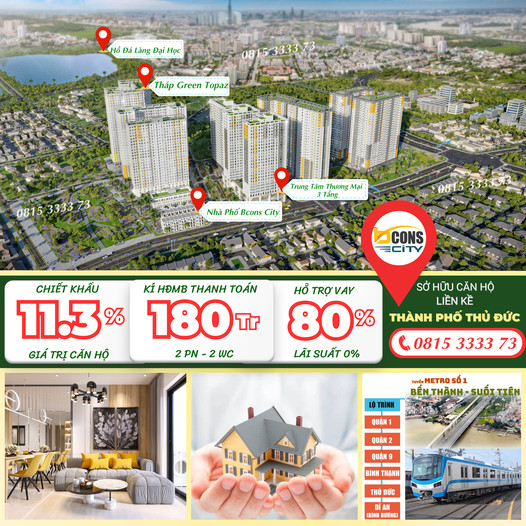 Chuỗi Căn Hộ Bcons - Dĩ An