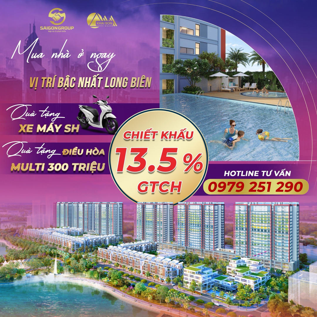 Căn Hộ Cao Cấp Khai Sơn City - Long Biên