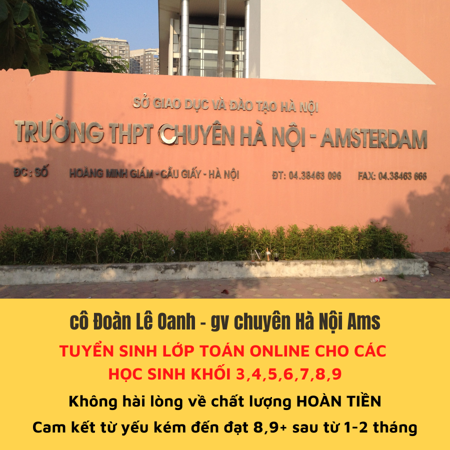 Chuyên Hà Nội Amsterdam - GV Đoàn Oanh