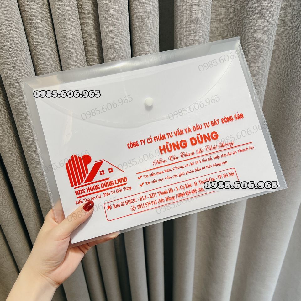 Xưởng in túi clear bag giá rẻ