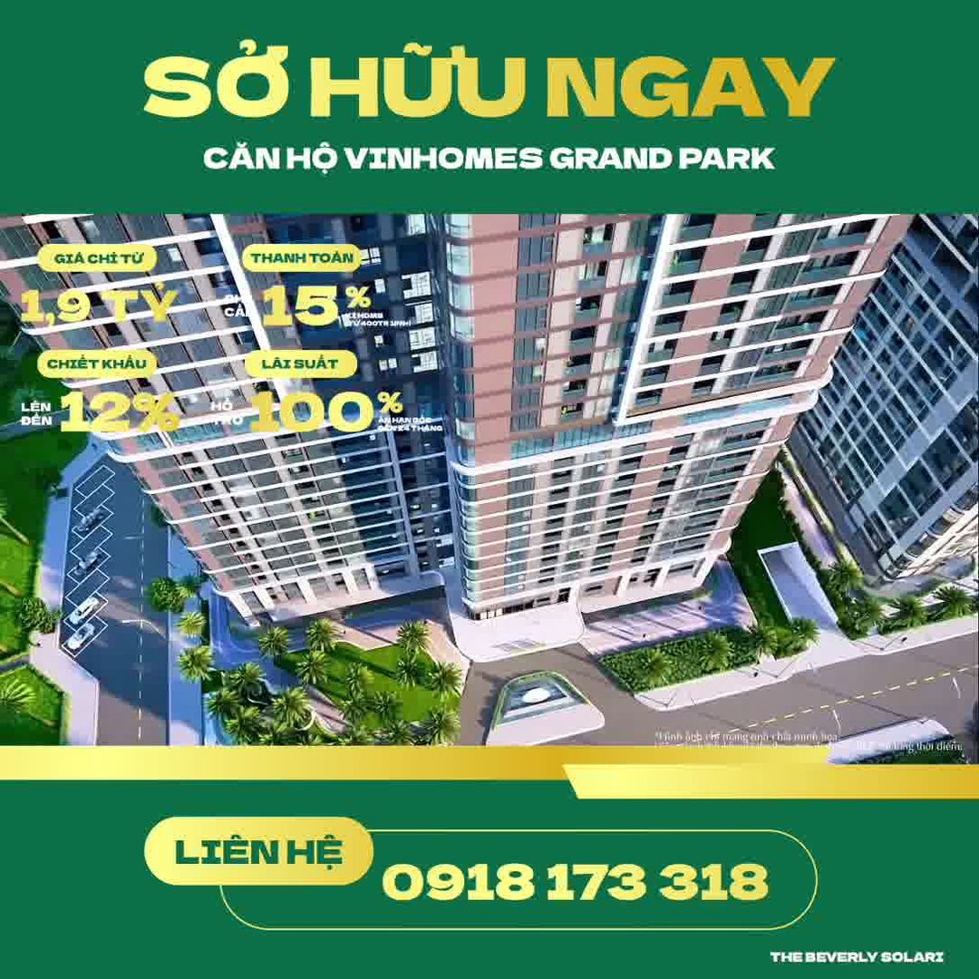 Căn hộ Grand Park Quận 9