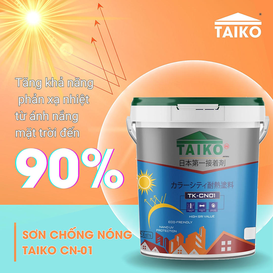 Sơn Chống Nóng Chống Han Gỉ Cao Cấp TAIKO JAPAN