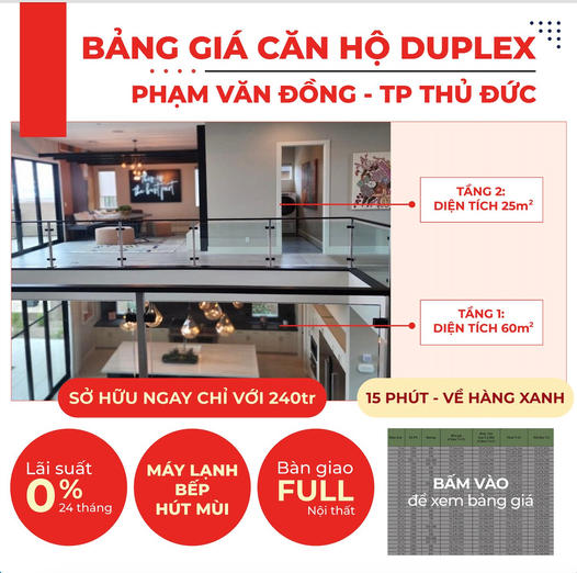 Căn Hộ Phạm Văn Đồng - Full Nội Thất SmartHome