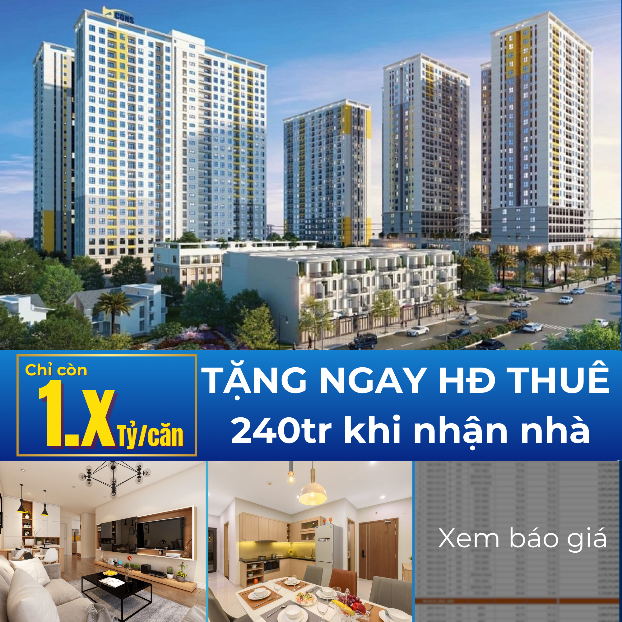 Căn Hộ Bcons - Giỏ hàng ưu đãi, giá tốt