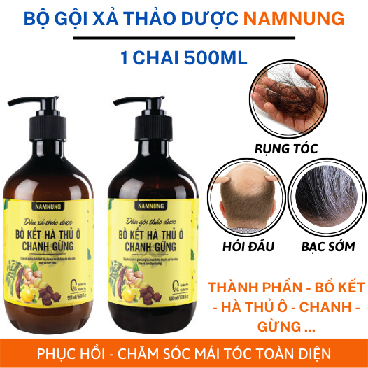 Dầu Gội Thảo Dược_Giảm Gãy Rụng Kích Mọc Tóc