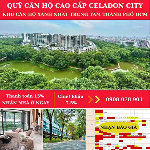 Căn hộ cao cấp Celadon Tân Phú- Phòng KD CĐT Gamuda Land
